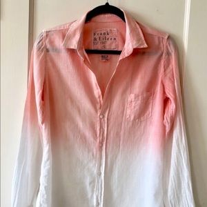 Frank and Eileen ombre button up shirt.